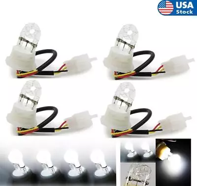 4PCS White HID Hide-A-Way Flash Strobe Spare Replacement Bulbs Tube Light DC12V • $26.99