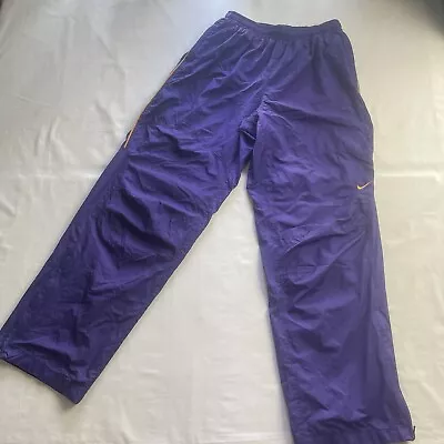 Nike Track Pants Mens Small Purple Gold Water Resistant Storm Fit ECU Pirates • $24.99