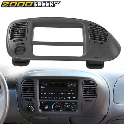 Fit For 2000-2003 Ford F150 Center Dash Radio Surround Bezel Trim Panel Gray • $24.80