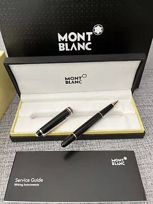 Montblanc Gold Finish Meisterstuck Classique Luxury Rollerball Pen 164 • $93.39