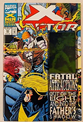 X-Factor #92 NM- 9.2 Or Better Hologram Cover First Appearance Of Exodus • $5