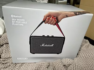 £230 • Buy Marshall Kilburn II Portable Rechargeable Wireless Bluetooth Speaker - Black New