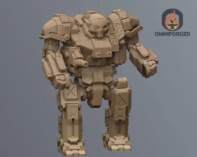 Damned | Alternate Battletech Miniature | AS7-D Atlas | Mechwarrior 8K 3D Print • $8.65