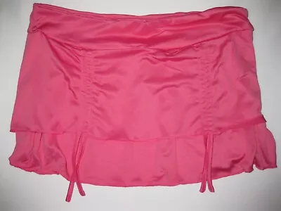 Romwe Kawaii Ruched Drawstring Front Micro Mini Skirt S Pink Nwt Y2K • $13.50