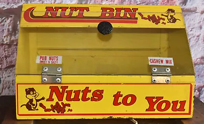 Vintage Lighted Peanut Mixed Nuts Bin Counter Top Display Warmer NUTS TO YOU • $199.95