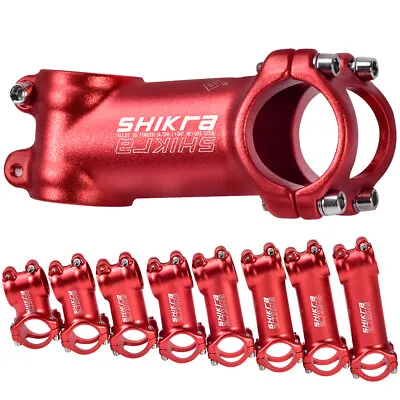 SHIKRA Bicycle Short Stem Aluminum ±7° Mountain Bike Stems 28.6*31.8*35/45-110mm • $13.90