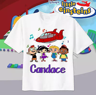 £9.96 • Buy Little Einsteins Rocket Custom T-shirt Personalize Tshirt Birthday Gift Music