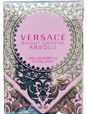 VERSACE Bright Crystal Absolu Eau De Parfum Natural Spray (1 Fl Oz) New/Sealed • $25.99