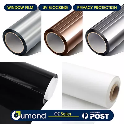 Privacy Frosted/Blackout/One Way Mirror Window Tint  Film Home Tinting Anti-UV • $62.02