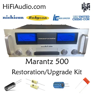 Marantz Model 500 Amp Amplifier Rebuild Restoration Recap Service Kit Fix Repair • $295