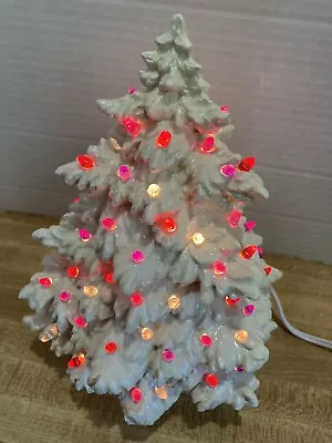 White Ceramic Christmas Tree • $50