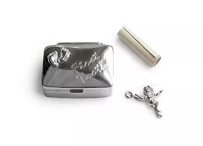 Silver Plated - First Tooth Box - Tales From The Earth - With Presentation Box • £47