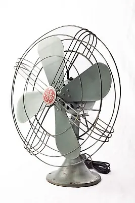 RARE VINTAGE ANTIQUE COLLECTIBLE SUPER Q GE FAN Model: FM16-S1 • $199.96