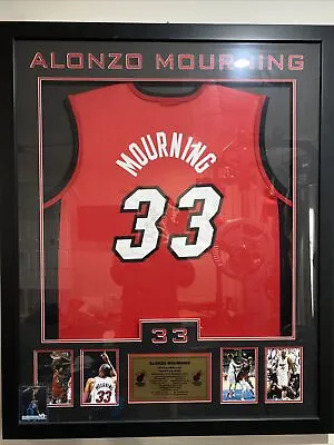 Alonzo Mourning Signed Jersey • $520