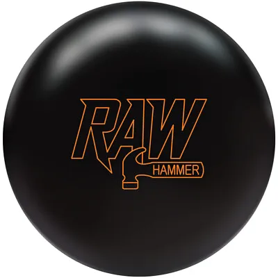 Hammer Raw Black Solid Bowling Ball NIB 1st Quality • $92.95