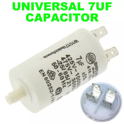 Tumble Dryer Motor Capacitor 7UF For HOOVER Models Listed Below • £6.95