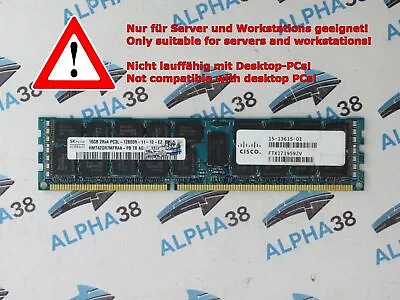 Micron 16 GB Rdimm ECC Reg DDR3-1600 RAM Dell Precision T3610 Server RAM • $23.76