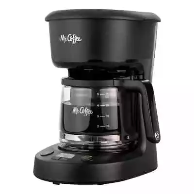 Mr. Coffee 5-Cup Programmable Coffee Maker 25 Oz. Mini Brew Black • $21.15