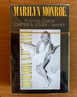 Marilyn Monroe Playing Cards 52 Cards 2 Jokers Unopened Brand New - White Dress  • $14.95