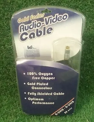 Gold Series Audio Video Cable S-VHS • £19.99