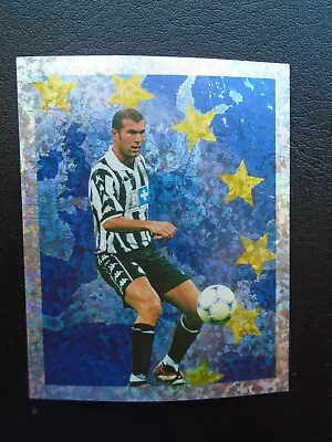 Merlin Topps Superstars 1999 2000 Football Zinedine Zidane Juventus Sticker 63 • £14.95