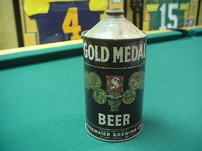 Stegmaier Gold Medal Quart Cone Top Beer Can {tougher Red Seal} • $399