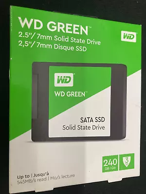 Brand New & Sealed 240GB Western Digital Internal Solid State Drive 2.5'' • $40