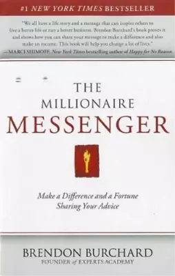 Brendon Burchard The Millionaire Messenger (Paperback) • $17.32