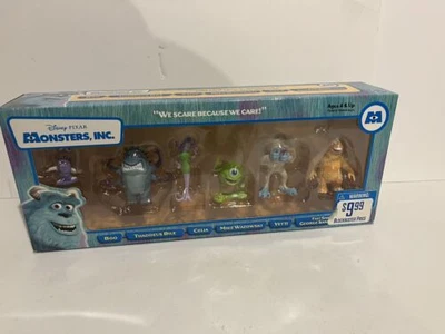$40 • Buy Monsters Inc. Figure Gift Pack Disney Pixar Hasbro 2001 Toy Blockbuster Set
