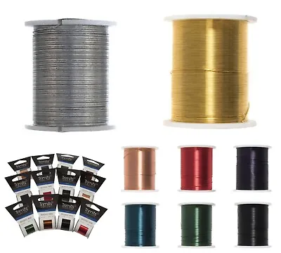 Trimits 28 Gauge Beading Wire 20m Jewellery Christmas Wreath Making 8 Colours • £5.99