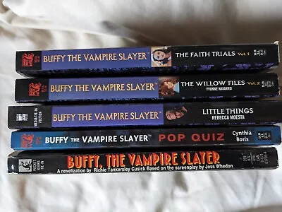 Buffy The Vampire Slayer Related Paperback Book Lot Of 5 • $8