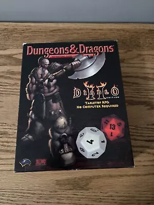 Dungeons And Dragons Diablo 2 Vintage Tabletop RPG D&D 1999 COMPLETE RARE! • $120