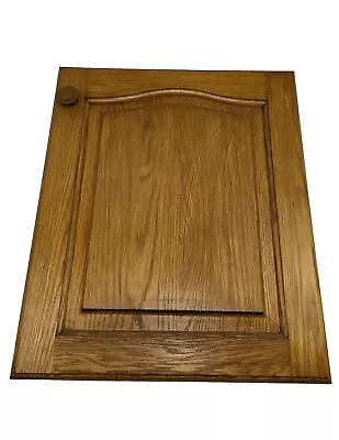 Solid Dark Arched Oak Kitchen Cupboard Door Farmhouse Style With Handle • £21.99