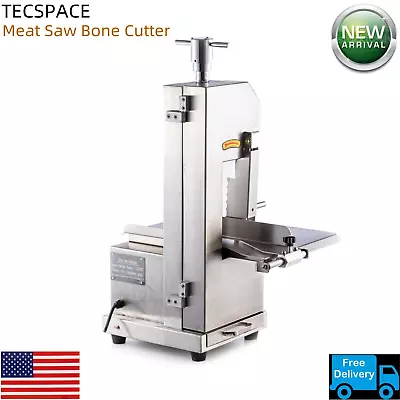 TECSPACE Commercial 110V 850W 1.12HP Meat Saw Bone Cutter With 6 Sawing Blades • $528.99