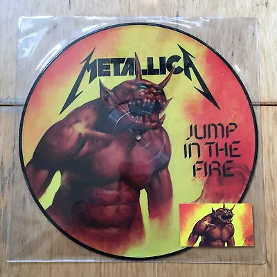 METALLICA Jump In The Fire Picture Disc Pic LP PKUT 105 Music For Nations • $160