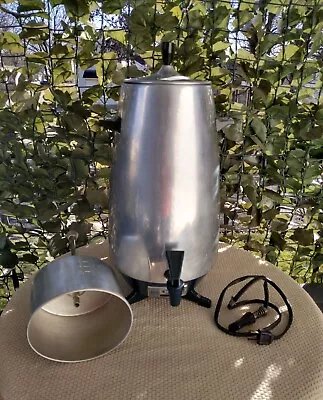 Vintage MIRRO MATIC 35 Cup Electric Coffee Percolator M-0476 Tested Works Read • $24.99