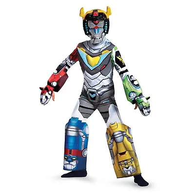 Childs DELUXE Voltron Jumpsuit + Mask Boys Halloween Costume S-M • $40.69