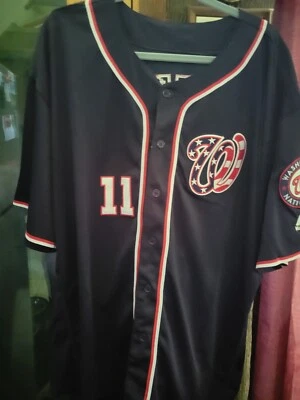 $75 • Buy Washington Nationals Navy Zimmerman 11 Jersey