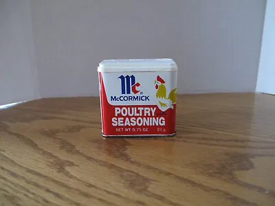 McCormick Spice Tin Poultry Seasoning Vintage • $5.99