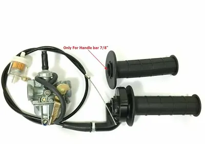 Carburetor & Handle Grip & Throttle Cable For Honda CRF50F XR50 Z50A ZA50A Z50R • $29.99