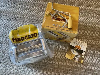 New In Box Vintage MARCATO ATLAS 150 Pasta Machine Noodle Maker - Made In Italy • $110