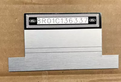 1967-1968 Ford Mustang Cougar &1968 Ranchero & Torino Data Plates • $95.99