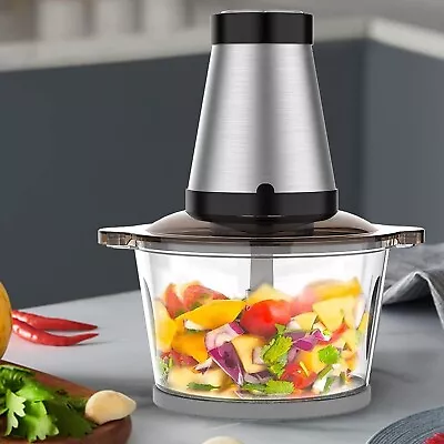 ADVWIN Electric Veg Chopper 2L Food Processor 400W Kitchen Electric Food Chopp • $46.99