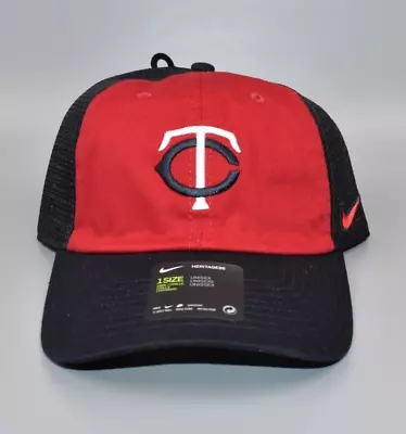 Minnesota Twins Nike Mesh Back Strapback Cap Hat • $39.95