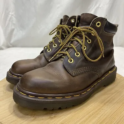 Vintage Dr MARTENS Boots 6 Eye 939 MIE 7 US 5 UK Ankle Made In England Brown • $129.99