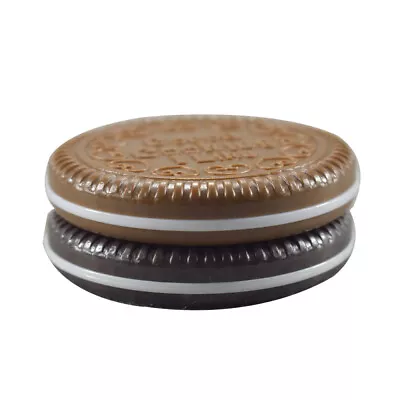  Fashion Chocolate Cookies Compact Pocket Mirror Cosmetic Mirror With Comb Women • $8.12