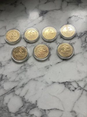 Aladdin 7 Wonders Casino Coins X 7  • £19.99