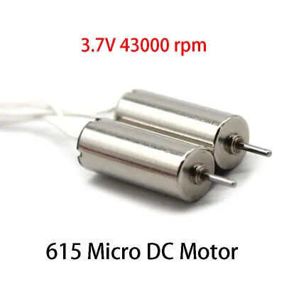 High Speed Micro DC Motor Large Torque With Cables DIY Model 3.7V 43000 Rpm 615 • $2.25