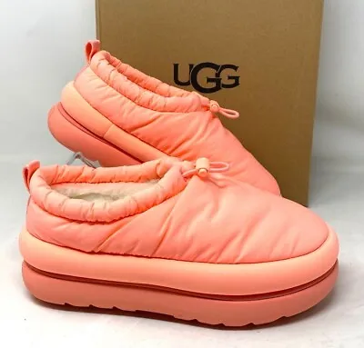 UGG Maxi Clog Pink Boots Winter Textile Wool Women's Size 1130830 SWTHR • $99.99