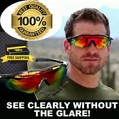 Military Tactical Sunglasses Tac Vision Glare As Seen On TV Polorized AntiImpact • $8.99